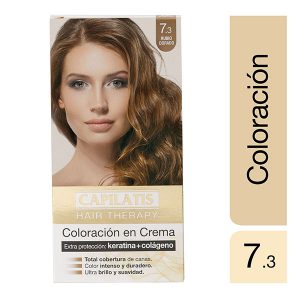 Coloración en Crema – Rubio Dorado 7.3