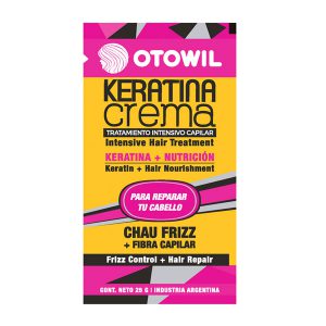 Keratina en Crema – Tratamiento Reparador | Sobre x25g | Caja x24u.