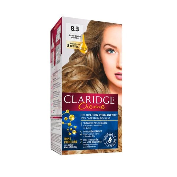 Claridge Tintura en Kit N° 8,3 - Rubio Claro Dorado