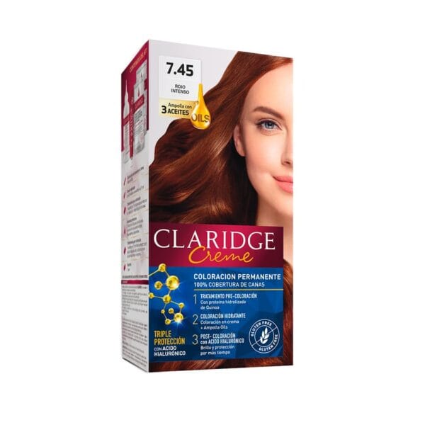 Claridge Tintura en Kit N° 7,45 - Rojo Intenso