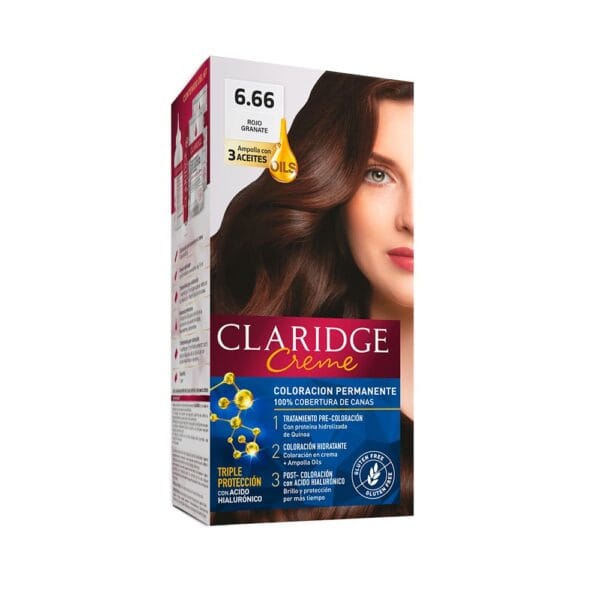 Claridge Tintura en Kit N° 6,66 - Rojo Granate