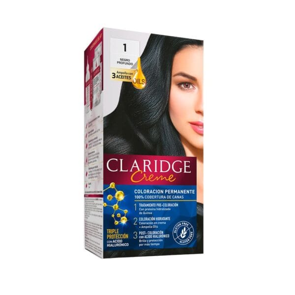 Claridge Tintura en Kit N° 1 - Negro Profundo