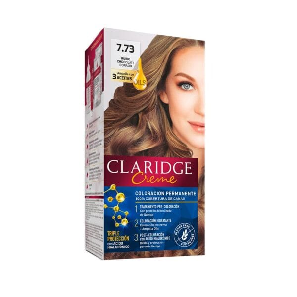 Claridge Tintura en Kit N° 7,73 - Rubio Chocolate Dorado