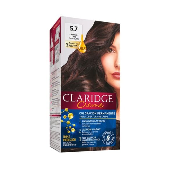 Claridge Tintura en Kit N° 5,7 - Castaño Claro Chocolate