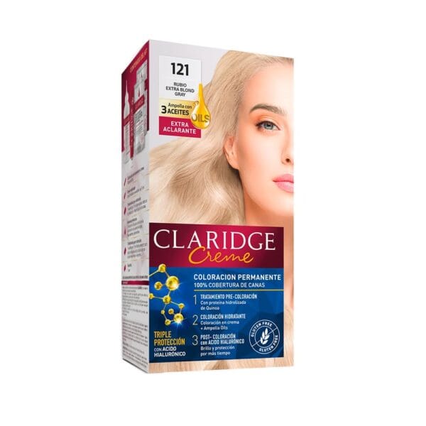Claridge Tintura en Kit N° 121 - Kit CL-Rubio Extra Blond Gray