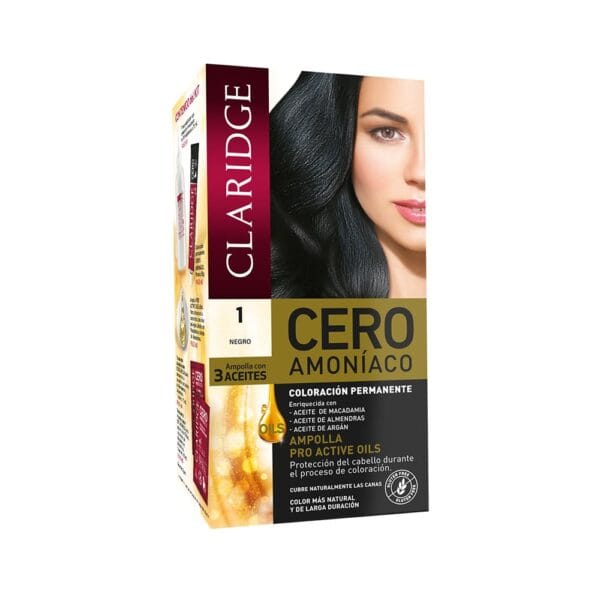 Cladidge Tintura SIN AMONIACO  en kit N° 1 - Negro