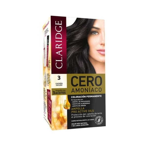 Cladidge Tintura SIN AMONIACO  en kit N° 3 - Castaño Oscuro