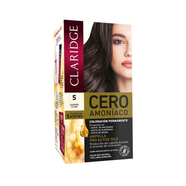 Cladidge Tintura SIN AMONIACO  en kit N° 5 - Castaño Claro