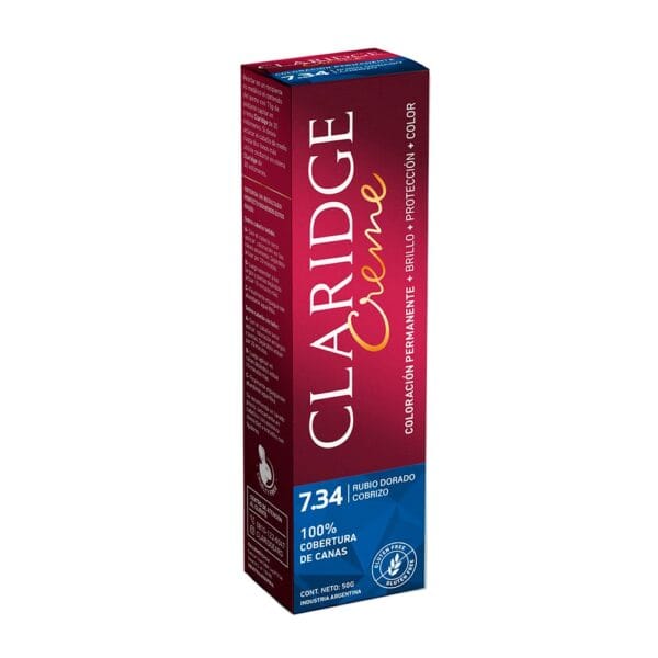 Claridge Tintura en Pomo N° 7,34 - Rubio Dorado Cobrizo