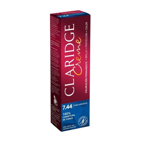 Claridge Tintura en Pomo N° 7,44 - Rojo Ardiente