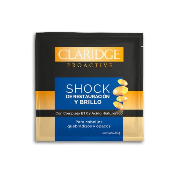 Claridge Monodosis Shock de Restauración y Brillo Caja x 10 un