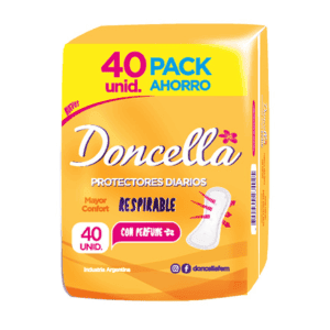 DONCELLA PROTECTOR DIARIO POCKET RESPIRABLE c/DEO X 40 Unid.