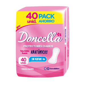 DONCELLA PROTECTOR DIARIO POCKET ANATOMICO S/DEO x 40 Unid.