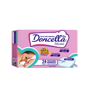DONCELLA PROT MAMARIO C/GEL, CANALES Y TELA RESPIRABLE SOBRES IND X 24 Unid.