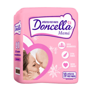 DONCELLA APOSITO POST PARTO CON CINTA CENTRAL ADHESIVA X 10 Unid.